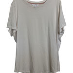 Soma Wknd Pima Cotton Short Sleeve Top Size XL Loungewear Sleepwear Minimal Photo 0