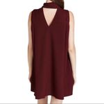 Victoria Beckham Iron Red Burgundy Sleeveless Crepe Mini Dress Size 0 NWT Photo 1