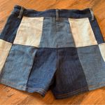 Denim Blvd  Womens Jean Shorts Size S Small Denim Patchwork Los Angeles Photo 4