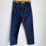 Levi's Wedgie Straight Western Fringe Pocket Jeans No Mans Land Sz 25 Photo 4