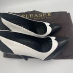 Pleaser Heel Black White Seduce 425 4" Pump Stiletto Pole Size‎ 9 Dust Bags Photo 3