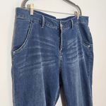Lane Bryant  Medium Wash Capri Jeans Size 22 Capri Denim with Cuffed Hems Photo 2