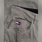 Tommy Hilfiger Vintage houndstooth relaxed cotton logo pants, size 14 Photo 2