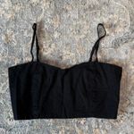 John Galt  Black Crop Top Tank Photo 0