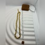 Necklace‎ Twisted Rope Chain Style Simple Style Solid Steel 18K Gold Photo 7