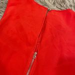 Ted Baker  Josa Red Orange Tunic Shift Dress with a Chiffon Outer Layer size 2 Photo 10