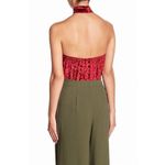 Somedays Lovin Some Days Lovin'  Velvet Halter Bodysuit Photo 1