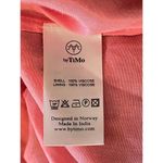 byTimo Floral Ruffle Cold Shoulder Mini Dress Dahlia Floral Womens Small Pink Photo 8