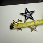 Star Shape Rhinestone Or Enamel Mix Brooch Pin Lot Of 3 Photo 3