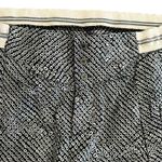 Anthropologie  Tiny Pants L Black White Print‎ Cotton Boho Cuffed Cropped Photo 6