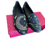 Tory Burch  MOON STARS EMBROIDERED CELESTIAL SLIP ON FLAT LOAFER‎ SZ. 10 NIB Photo 2