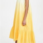 NEW NWT Rhode Lea Yellow Ombré Midi Dress size Small Photo 1