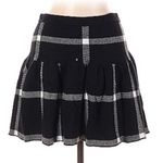 Alice + Olivia Knit Plaid Pleated Skirt Photo 0