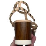 Vince Camuto “Pemolie” Studded Platform Wedge Sandals Tan Women’s Size 9.5 Photo 17