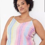 Lane Bryant Crop Drawstring Tank Size 18 with Adjustable Straps Photo 0