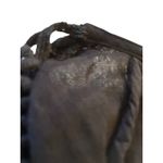 Free People  Black Cutout Crochet Mini Dress – Boho Romantic Long Sleeve Size 4 Photo 9