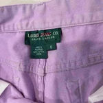 Ralph Lauren Lauren Jeans Co  Lavender Purple Cropped Pants Capri Jeans Women’s 6 Photo 3