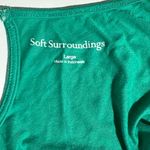 Soft Surroundings  Caspian Jersey Jumpsuit Vivid Green size Large New with tags Photo 8