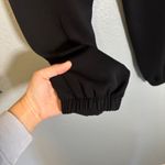 Helmut Lang Helmut Nexa Loose Fit Poly Pant Black Tapered Leg Size Large Photo 9