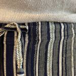 Sag Harbor Green & Blue Vertical Printed Drawstring Ankle Cropped Pants Size XL Photo 6