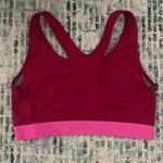 Nike  DRI-FIT Women’s Sports Bra Red/Pink Size S Photo 2
