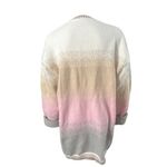 CCC Brown Tan Classy City Chicks Size Large Open Knit Cardigan Cozy Streetwear Photo 3