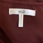 Metro 7 Sheer Boho Ruffle Button Down Blouse S Photo 6