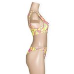 frankie's bikinis NEW  Makie Terry One Piece Swim, Peace Terry, XS Photo 9