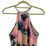 Revolve  Whitney Eve Pink Bungalow Print Crab Claw Mini Dress Sz 4 Photo 2