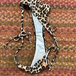 CHEETAH ANIMAL PRINT STRING SIDE TIE CHEEKY BIKINI BOTTOMS Brown Size L Photo 2