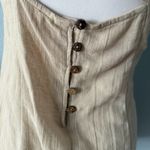 Free People  Boogie Down Linen Mini Dress Size Medium Photo 8