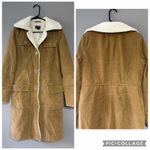 American Eagle Vintage AEO y2k long sherpa trench coat winter jacket Photo 1