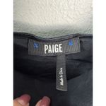 Alyn Paige Paige Giovanna Silk Black Sleeveless Cowl Neck Bodysuit Size Medium Photo 3