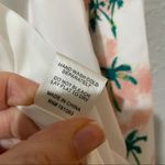 Current Air  Open Front Palm Tree White Pink Bomber Jacket Womens S Coconut Girl Photo 4