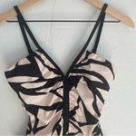 Sanctuary  Black and Cream One Piece Swimsuit Photo 1