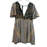 Free People  Under The Sun Tunic Dress Boho Size M Photo 2