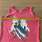 American Vintage Vintage USA made Tank Top Sz XL Easy Casual Coral Aztec Arizona 100% Cotton West Photo 5