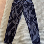 Sweaty Betty  Power 7/8 Leggings Womens Large US 12 Blue Paint Yoga Active Pants Photo 0