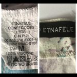 Etnafele White Floral Faux Wrap Romper Medium Bell Sleeve V Photo 7