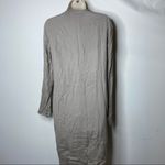Helmut Lang  grey v neck button down dress duster 0 Photo 6