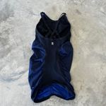 Sweaty Betty  Black Strappy Fitted Ribbed Camisole Blue Size Small Compression Photo 3