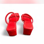 Dream Paris Dream Pairs Red Women's Sandals with heal Photo 2
