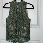 Love, Fire  Olive Lace Overlay Swing Tank Medium Photo 2