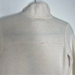 Telluride Clothing Co Wool Blend Asymmetrical Zip Coat Jacket Ivory Sz XS Photo 3