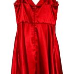 Sequin Hearts Red Mini Cocktail Dress, Size 1 Photo 1