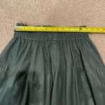 7 For All Mankind Retro Faux Leather Ruffle Boho Skirt Photo 4