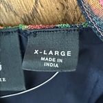 Anthropologie  Maeve Navy Pink midi Dress size XL Photo 2