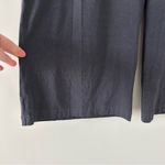 Bryn Walker  Blue Grey Bamboo Cotton High Rise Wide Leg Crop Pull On Pants M Photo 3