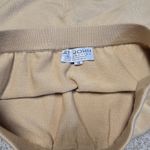 St. John  Collection By Marie Gray Tan Knit Stretch Skirt Sz 14‎ Quiet Luxury Photo 3