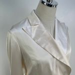 Talbots Vintage  Silk Satin Ivory Jacket Photo 1